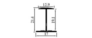 18 mm "H" Birleştirme                      ÇP 0070 B