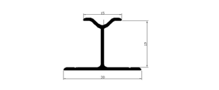 18 mm "H" Birleştirme	 	ÇP 0070 D