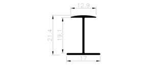 19 mm "H" Birleştirme	 	ÇP 0070 H