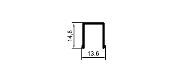 Kabinet Taç Profili Kapağı	 	ÇP 0038 A