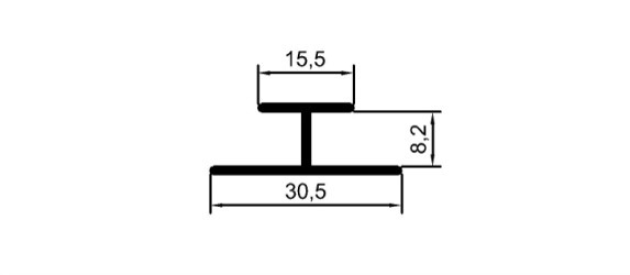 8 mm Suntalam Birleştirme	 	ÇP 0042