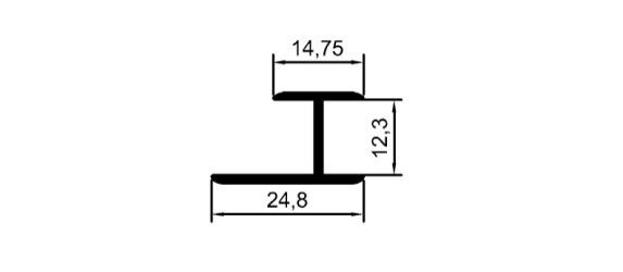 12 mm Suntalam Birleştirme	 	ÇP 0077