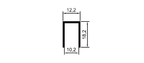 10 mm "U" Kapama	 	MD 1058 G