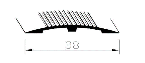 38 MM ÇİZGİLİ PAEKE GEÇİŞ	 	ZA 1005