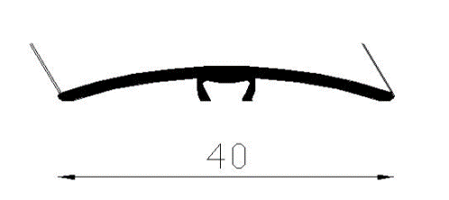 40 MM VİDALI  PARKE GEÇİŞ	 	ZA 2002