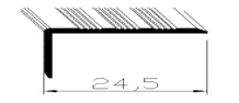 20 MM MERDİVEN BURUNLUĞU	 	ZA 5012